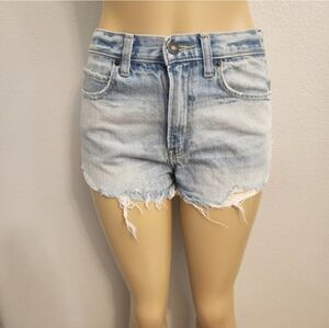 Abercrombie & Fitch Light Blue Jean Shorts